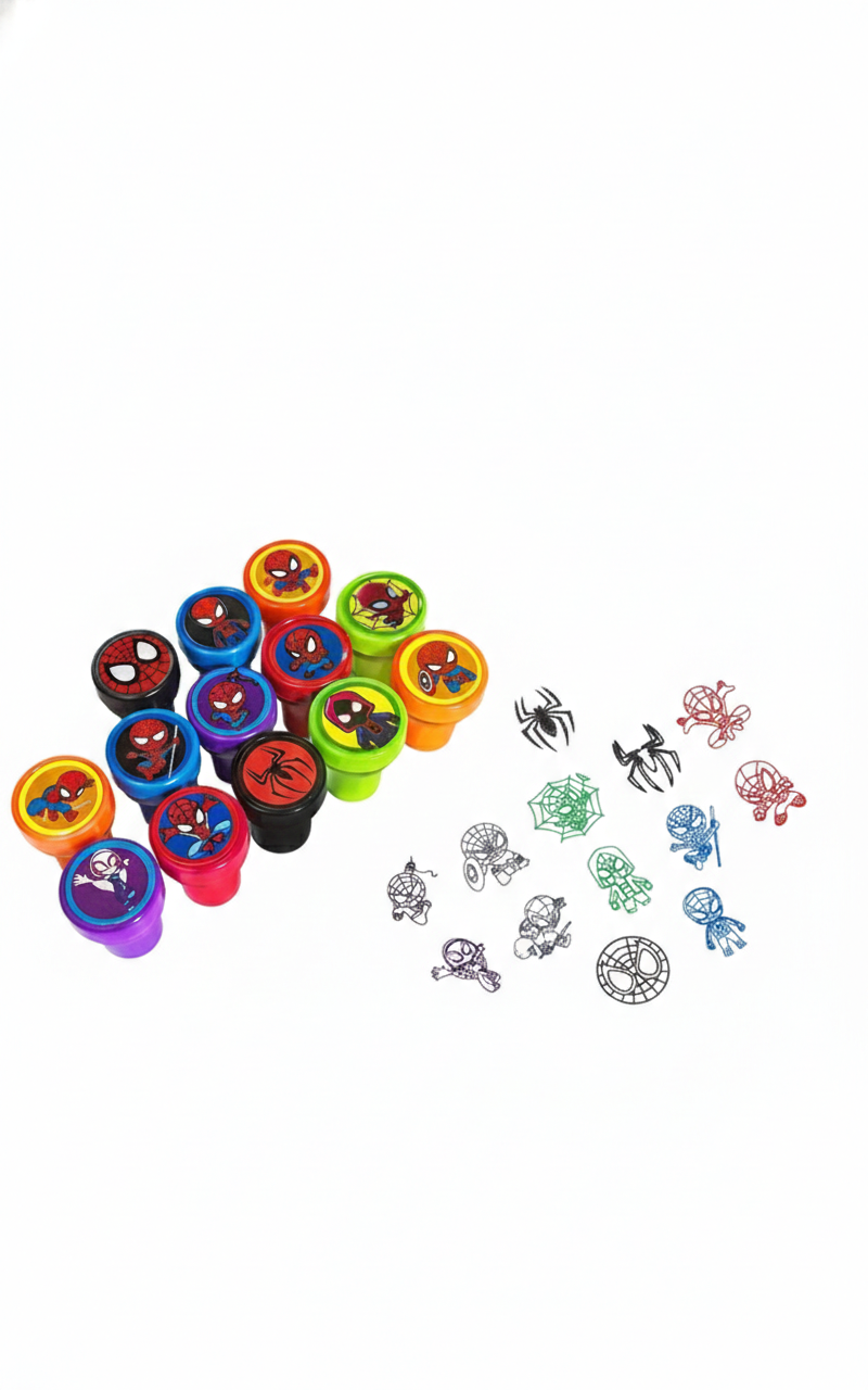 Sellos para estampar en papel para niños de los Vengadores.