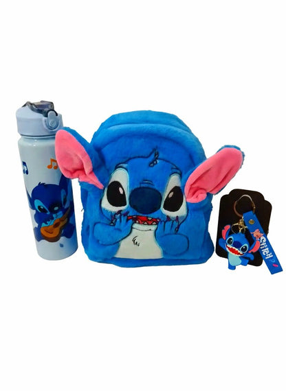 Articulos y accesorios de Stitch en color azul para niños y niñas.