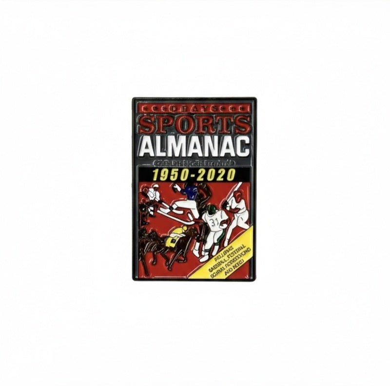 Pin de metal, con diseño del Almanaque multicolor de Back to the future 
