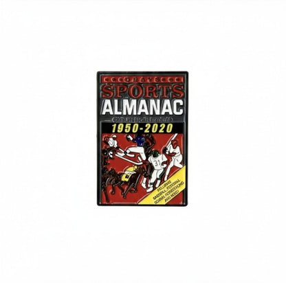 Pin de metal, con diseño del Almanaque multicolor de Back to the future 